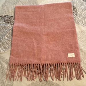 Rag & Bone Pink Wool Scarf